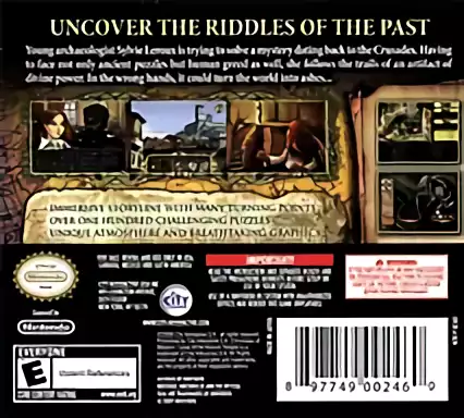Image n° 2 - boxback : Chronicles of Mystery - Curse of the Ancient Temple
